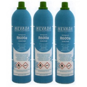 GAZ R600a (isobutane) 420g x3 BOUTEILLES