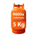 GAZ R600a (isobutane) BOUTEILLE 5 KG RECHARGEABLE