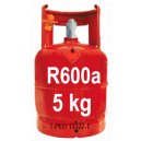 5 Kg GAS R600a (isobutano) BOTELLA RELLENABLE