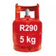 5 Kg R290 GAS (propane) REFILLABLE CYLINDER