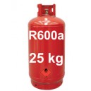 25 Kg R600a GAS (isobutane) REFILLABLE CYLINDER
