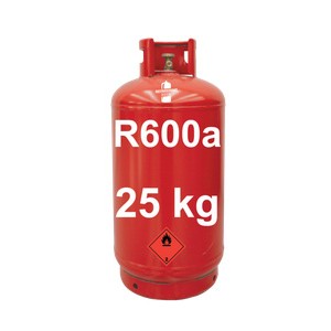 GAZ R600a (isobutane) BOUTEILLE 25 KG RECHARGEABLE