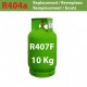 10 Kg GAS REFRIGERANTE R407F (ex R404a) BOTELLA RELLENABLE