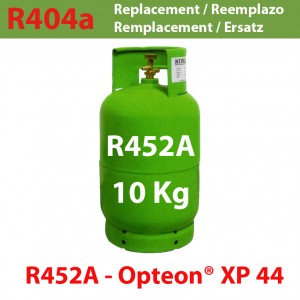 10 Kg R452A (ex R404a) REFRIGERANT GAS REFILLABLE CYLINDER