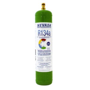 R134a REFRIGERANT GAS REFRIGERATOR KIT RECHARGE BOTTLE (900g)
