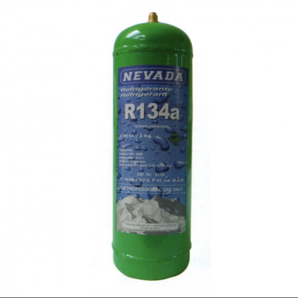 R134a R134 2 KG Kältemittel gas nachfüllbar Gasflasche zylinder