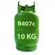 10 Kg GAS REFRIGERANTE R407c BOTELLA RELLENABLE