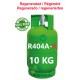 10 Kg GAS REFRIGERANTE R404a BOMBONA RELLENABLE