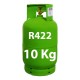 GAZ R422b BOUTEILLE 10 KG RECHARGEABLE