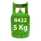 5 Kg R422b REFRIGERANT GAS REFILLABLE CYLINDER