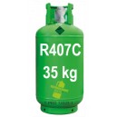 35 Kg GAS REFRIGERANTE R407c BOTELLA RELLENABLE